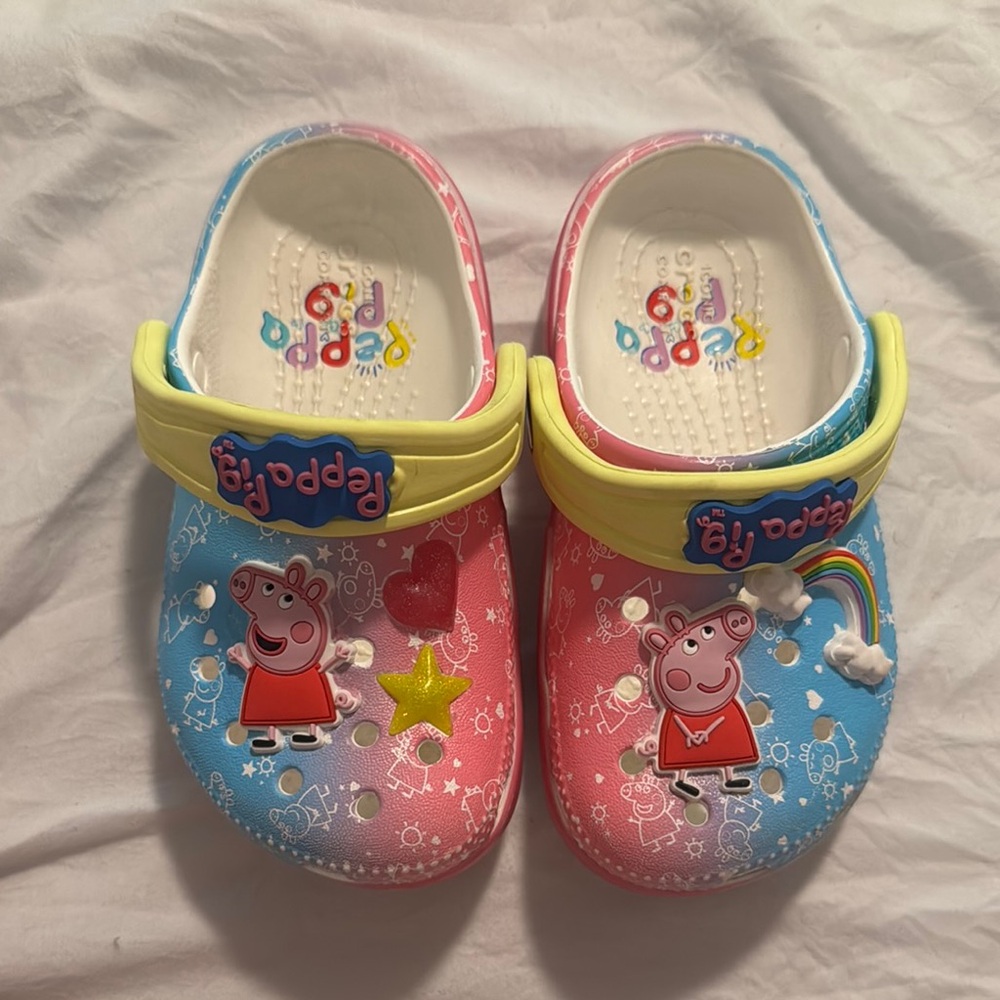 Peppa Pig Kids Clogs - Pink and Blue